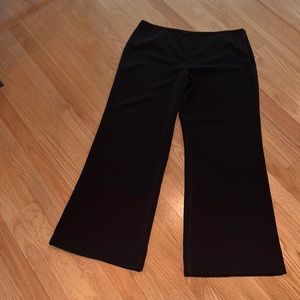 White House/Black Market, Size 14, Black Wide Leg Pant